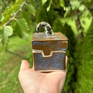 Trinket Box Unique Handmade Scorpion Asymmetrical Decorative Box